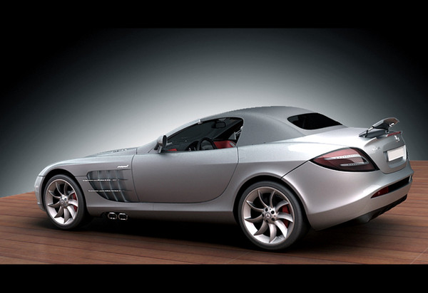 3d max mercedes slr mclaren roadster - Mercedes Benz SLR McLaren Roadster by Oricle